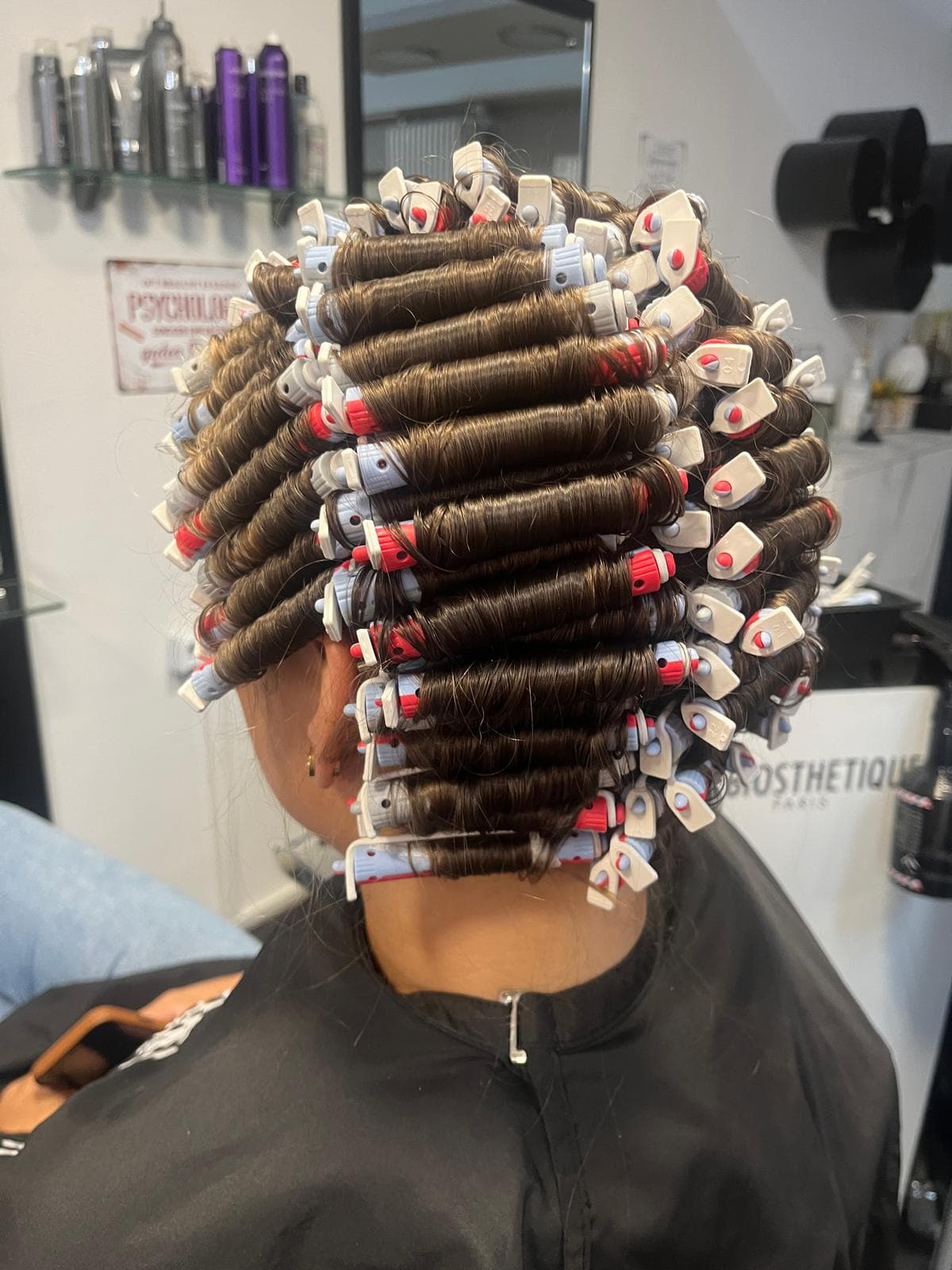 Dauerwelle & Locken — vorher